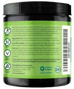 NATURELO Raw Greens Superfood Powder - Wild Berry Flavor - Boost Energy, Detox, Enhance Health - Organic Spirulina - Wheat Grass - Whole Food Nutrition from Fruits & Vegetables - 30 Servings 30 Servings (Pack of 1) 22 71ZRkrYe3YL 1