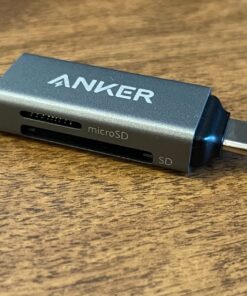 Anker SD Card Reader, 2-in-1 USB C Memory Card Reader for SDXC, SDHC, SD, MMC, RS-MMC, Micro SDXC, Micro SD, Micro SDHC Card, and UHS-I Cards 35 71ZTBJRTvLL