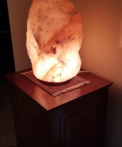 Black Tai Himalayan Salt Lamp 40-50 Lbs Extra Large with FREE CORD! 46 71ZTSvpHAL