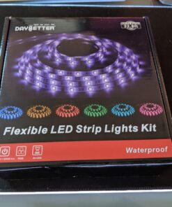 DAYBETTER Led Strip Lights Waterproof, 32.8ft(2 Rolls of 16.4ft) LED Tape Lights Color Changing 300 LEDs Light Strips Kit with 44 Keys Ir Remote Controller and 12v Power Supply for Indoor Outdoor Use 67 71ZTZnGyP L