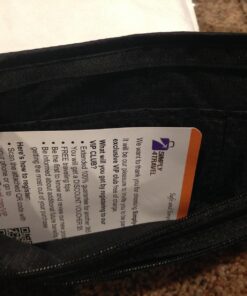 Simply4Travel Travel Money Belt with RFID Blocking, Premium Slim Fanny Pack and Waist Stash for Everyday Use! Black 96 71ZUeov2m2L