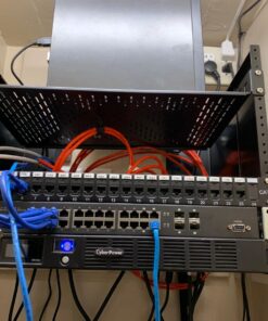 Cable Matters Rackmount or Wall Mount 1U 24 Port Keystone Patch Panel with Cable Management and Support Bar (19-inch Blank Patch Panel for Keystone Jacks/Keystone Panel) 1U (24-Port) 33 71ZVfaupbPL