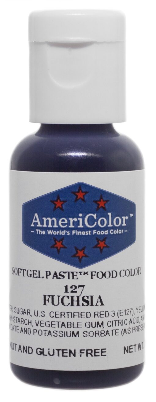 Americolor Soft Gel Paste Food Color, .75-Ounce, Fuchsia Pink