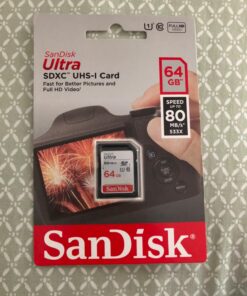 SanDisk Ultra 64GB Class 10 SDXC UHS-I Memory Card up to 80MB/s (SDSDUNC-064G-GN6IN) 36 71ZX75CWRsL