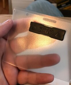 Amazon Basics Horizontal Magnetic Badge Holder - Pack of 20, Clear 20 Pack 23 71ZXdW4k2L