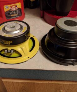 Pyle 6.5 Inch Mid Bass Woofer Sound Speaker System - Pro Loud Range Audio 300 Watt Peak Power w/ 4 Ohm Impedance and 60-20KHz Frequency Response for Car Component Stereo PLG64,Yellow 54 71ZXlJORn0L