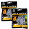 Lock Laces Reflective (2-Pack) Elastic No Tie Shoelaces, One Size Fits All, for Kids and Adults, Elastic No Tie Shoe Laces Storm Gray-storm Gray