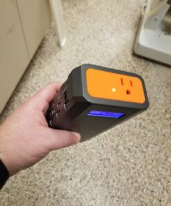 SinKeu 88.8Wh|65Watts Portable Laptop Phone Charger with AC DC USB Outlets, A Super Travel Portable Battery Pack & Power Bank for HP Notebooks, MacBook, iPad, iPhone Metallic Grey 23 71ZXoD8RmcL