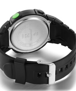 Readeel Men's Watches RE-1068 Rubber Band Digital Watch EL Backlight Outdoor Sport Watch Multifunction Watch For Men, Green 10 71ZY0yxfXeL