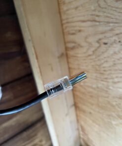 Klein Tools VDV226-110 Ratcheting Modular Data Cable Crimper / Wire Stripper / Wire Cutter for RJ11/RJ12 Standard, RJ45 Pass-Thru Connectors 46 71ZYJPewyOL