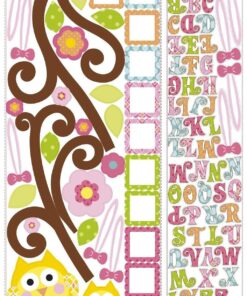 RoomMates RMK2079GM Happi Scroll Tree Letter Branch Peel and Stick Giant Wall Decal 22 71ZafCZrORL