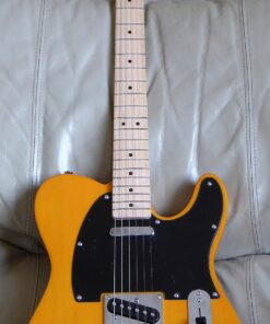 Squier Affinity Series Telecaster Electric Guitar, Butterscotch Blonde, Maple Fingerboard Right Handed 35 71ZauARzyvL