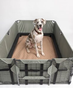 EZwhelp Reusable Dog Pee Pads - Waterproof Training Pads for Dogs - Washable & Sanitary-Rounded Corners-Laminated, Lightweight, Durable - Pet Essentials for Puppy Training and Whelping - 27"x32" 27x32 Inch 25 71Zb oFY L