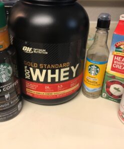 Optimum Nutrition Gold Standard 100% Whey Protein Powder, French Vanilla Creme, 5 Pound (Packaging May Vary) French Vanilla Crème 5 Pound (Pack of 1) 40 71Zb3rwhT4L