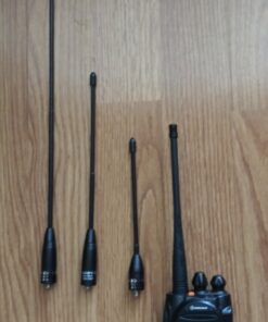 Authentic Genuine Nagoya NA-701C (Commercial Frequency Tuned) 8-Inch Whip VHF/UHF (155/455Mhz) Antenna SMA-Female for BTECH and BaoFeng Radios NA-701C Commercial VHF/UHF 32 71ZbMngUwuL