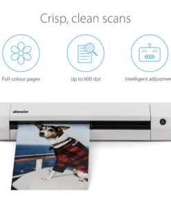 Doxie Go SE - The Intuitive Portable Document Scanner with Rechargeable Battery and Easy Software for Home, Office, or Work from Home Battery Sheetfed 29 71ZbNdVF3L