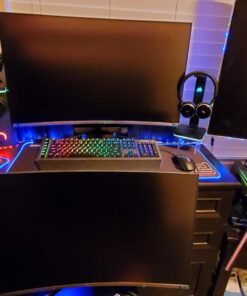 SAMSUNG 32" UR59 Series ViewFinity 4K UHD (3840x2160) Computer Monitor, Curved, HDMI, Display Port, 3-sided border-less, Eye Saver Mode LU32R590CWNXZA, Black 51 71ZbyxDhjJL