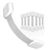 SKYLA HOMES Baby Locks (8-Pack) Child Safety Cabinet Proofing - Safe Quick and Easy 3M Adhesive Cabinet Drawer Door Latches No Screws & Magnets Multi-Purpose for Furniture Kitchen Ovens Toilet Seats 8 Count (Pack of 1) White 9 71ZczEw6opL