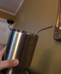 SipWell Extra Long Stainless Steel Drinking Straws Set of 4, metal Straws reusable for 30 oz Tumbler and 20 0z Tumbler, | Fits all Yeti SIC Simple Modern Tumblers, Cleaning Brush Included. 10 Inches Long - 6mm 35 71ZdYtrioIL