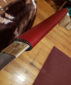 MAKOTO Handmade Sharp Samurai Shirasaya Sword Rosewood Burgundy Red Scabbard Saya 45 71ZepgW2Y2L
