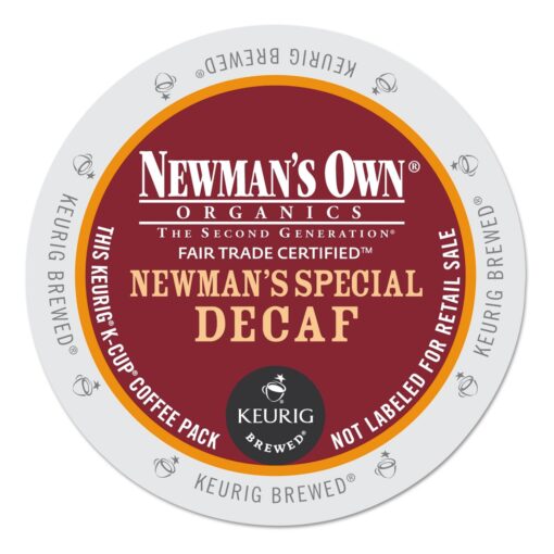 Newman's Own Organics Newman's Special Decaf Keurig Single-Serve K-Cup Pods, Medium Roast Coffee, 24 Count