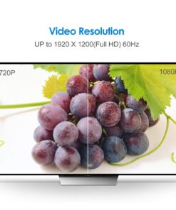 Rankie 1080P Active HDTV HDMI to VGA Adapter (Male to Female) Converter with Audio for PC, Monitor, Projector, HDTV, Xbox and more 34 71ZfHH cUaL