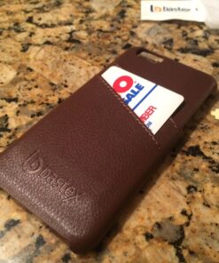 Bastex iPhone 6 Case, Premium Genuine Leather Slim Fit Snap On Executive Wallet Card Case for iPhone 6, 6s Brown 21 71ZfkNsN 8L