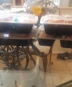 Ez Prepa 25 Pack 32oz 3 Compartment Meal Prep Containers with Lids -Food Storage Containers Plastic, Bento Box, Lunch Containers, Microwavable, Freezer and Dishwasher Safe, Food Containers 40 71Zfmg891LL