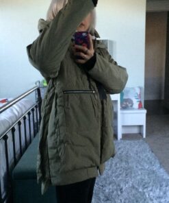 Orolay Women's Thickened Down Jacket Large Green 47 71ZgP7MIDzL