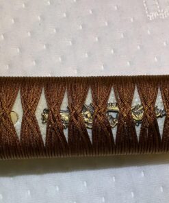 siwode Handmade Katana,Xin New Rope, Full Tang,Japanese Ninja Samurai Real Sword (T10 Clay_Tempered) 40-Inch Hollow Dragon Copper Tang 37 71ZgZ9rPSRL