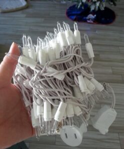 Everglow 2980-22 100 Clear White Wire Light Set Indoor String Lights 29 71Zgz2OmAtL