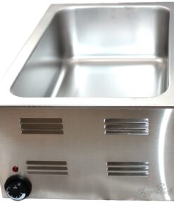 Tiger Chef Food Warmer - Full Size Countertop Food Warmers - Commercial Electric Steam Table for Buffet - Includes Steam Table Pan Cover 8 71ZhGb0w72L