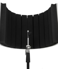 LyxPro VRI-20 Sound Absorbing Acoustic Foam Isolation Portable Microphone Shield, Vocal Recording Panel, High Performance - Stand Mountable 17 71ZhsJ4CaoL