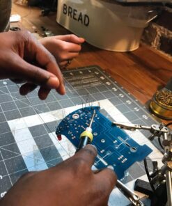 MiOYOOW Practice Soldering Learning Electronics Kit Smart Car Soldering Project Kits Line Following Robot Beginners DIY Electronics Education School Competition W/English Manual 1 Pack-soldering Tracking Car(dc Motor) 64 71ZiCKSfTQL