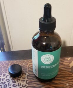 Peppermint Essential Oil, 4 Fl Oz - Pure and Undiluted Mentha Piperita Oil, Therapeutic Grade Aromatherapy Oil for Diffuser, Relaxation and Focus - by Pure Body Naturals 33 71ZiToP7c0L