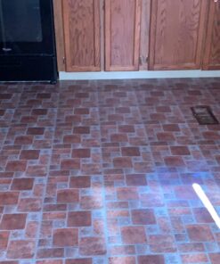 Nexus Self Adhesive 12-Inch Vinyl Floor Tiles, 20 Tiles - 12" x 12", Brick Pavers Pattern - Peel & Stick, DIY Flooring for Kitchen, Dining Room, Bedrooms & Bathrooms by Achim Home Decor 45 71ZigAkSfML