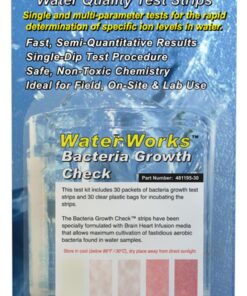 Industrial Test Systems WaterWorks 481195-30 Bacteria Growth Check, 30 Tests(Water Quality Test Strips)