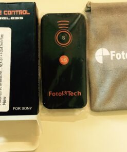 Foto&Tech IR Wireless Remote Control Compatible with Sony A7R IV III II,A7III A9 A7 II A7 A7R A7S A6600 A6500 A6400 A6300 A6000 A55 A65 A77 A99 A900 A700 A580 A560 A550 A500 NEX-7 NEX-6 NEX5T NEX-5R 1 PC Black 45 71ZjflQc7vL