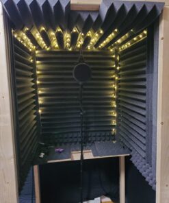 Professional Acoustic Foam Panels - Wedge Style 12x12x2” Tiles - 4 Pack - Studio Foam for Sound Dampening - Soundproofing Foam for Walls and Ceilings (Charcoal Color) Charcoal 46 71ZkluTaruL