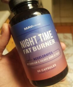 MAV NUTRITION Weight Loss Pills Night Time Fat Burner for Women & Men | Sleep Aid Diet Pills, Appetite Suppressant, Metabolism Boost, Carb Blocker; 60 Count 17 71ZlDrNEwdL