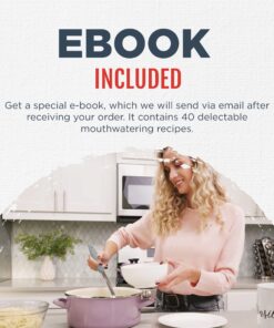 Culinary Couture 6-Piece Stainless Steel & Silicone Kitchen Utensils Set, Silicone Cooking Utensils, Heat Resistant Kitchen Cooking Utensils Set, Includes a Bonus Recipe E-Book, Grey 6 Piece - Large Gray 12 71ZlS5OjjYL