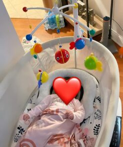 Fisca Baby Musical Crib Mobile, Infant Bed Decoration Toy Hanging Rotating Bell with Melodies Dual Purpose (Mobile & Bath Toy) 36 71Zlvotvh8L 3