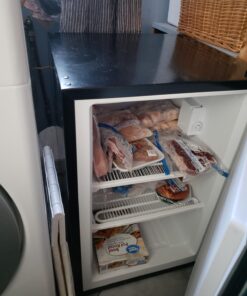 Magic Chef MCUF3S2 Compact Sleek 3 Cubic Foot Freestanding Mini Small Upright Freezer, Stainless Steel 3.0 cu. ft. 18 71Zm1HhKTBL