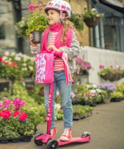 Micro Kickboard - Maxi Deluxe 3-Wheeled, Lean-to-Steer, Swiss-Designed Micro Scooter for Kids, Ages 5-12 Pink 12 71Zmr3zXsPL