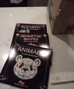 Adult Coloring Books Set - 3 for Grownups 120 Unique Animals, Scenery & Mandalas Designs. Adults Relaxation. 65 71ZoMLYVM1L