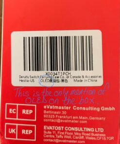 Deruitu Switch Carrying Case Compatible with Nintendo Switch/Switch OLED - Fit AC Charger Adapter - with 20 Game Cartridges Hard Shell Travel Switch Pouch for Console & Accessories Black 47 71Zp5JgpvL 1