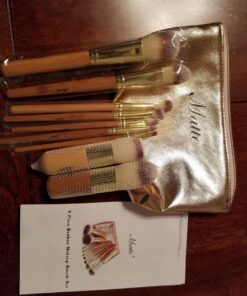 Matto Makeup Brushes 9-Piece Makeup Brush Set Foundation Brush with Travel Makeup Bag 43 71ZqLsr4ML