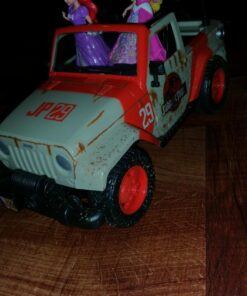 Jada Toys Jurassic World 1:16 Wrangler RC Remote Control Car 2.4 GHz, toys for kids and adults, 97054 73 71ZqUqTK11L