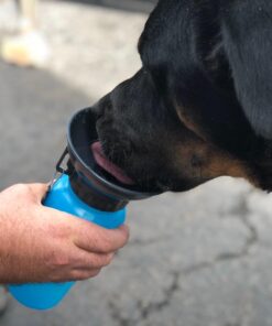 Highwave AutoDogMug Dog Water Bottle BPA-Free Portable Dog Water Bottle | Leak-Proof Portable Dog Water Bottle for Hiking and Traveling | Dish-Washer Safe, 20 oz Blue 39 71ZrH1G7L