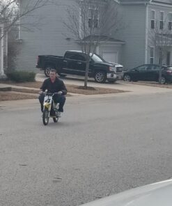 Razor MX650 Dirt Rocket Off-Road Motocross Bike – 36V Electric Ride-On, Up to 17 mph, Dual Suspension, Hand-Operated Dual Brakes, Twist Grip Throttle, Authentic Bike Geometry 37 71ZrT7qkVfL